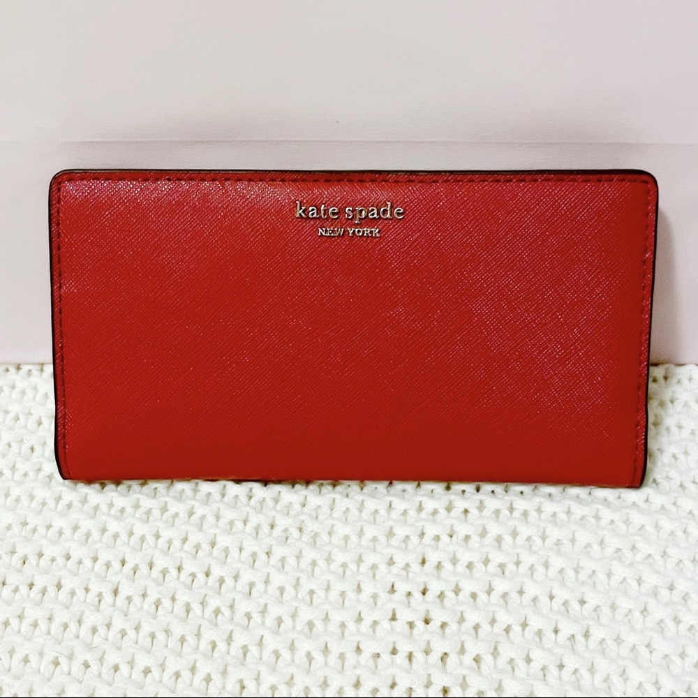 NEW Kate Spade Cameron large slim bifold wallet - Picture 1 of 5